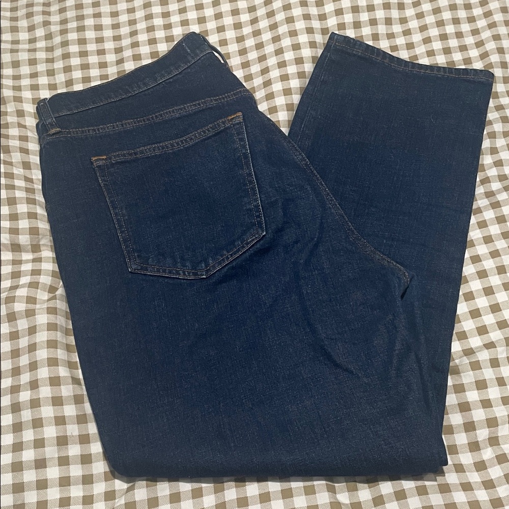 Abercrombie & Fitch Navy Women's Straight Leg Jeans